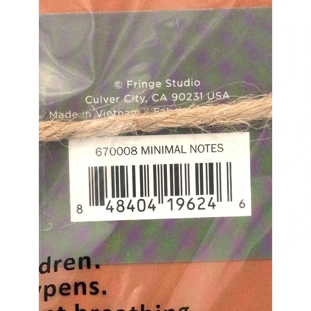 Fringe Journals Carnets Set of 3 Notebooks Saddle‎ Stitch Binding Minimal Notes